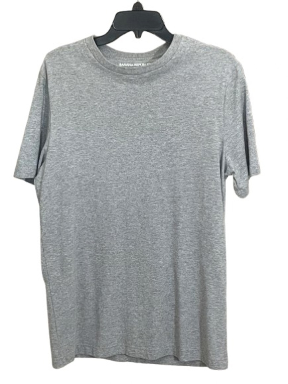 Banana Republic Men M Tall 100% Supima Cotton Gray Heather Crewneck T-Shirt